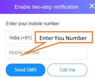 enter your number