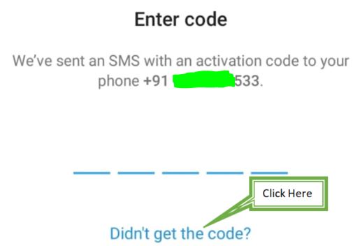 click-on-didn't get code