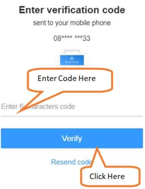 enter the code