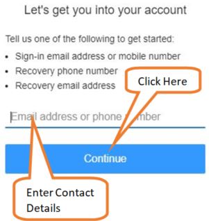 enter your contact details