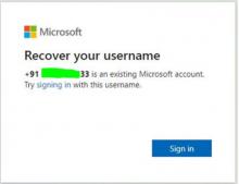 username-is-recovered